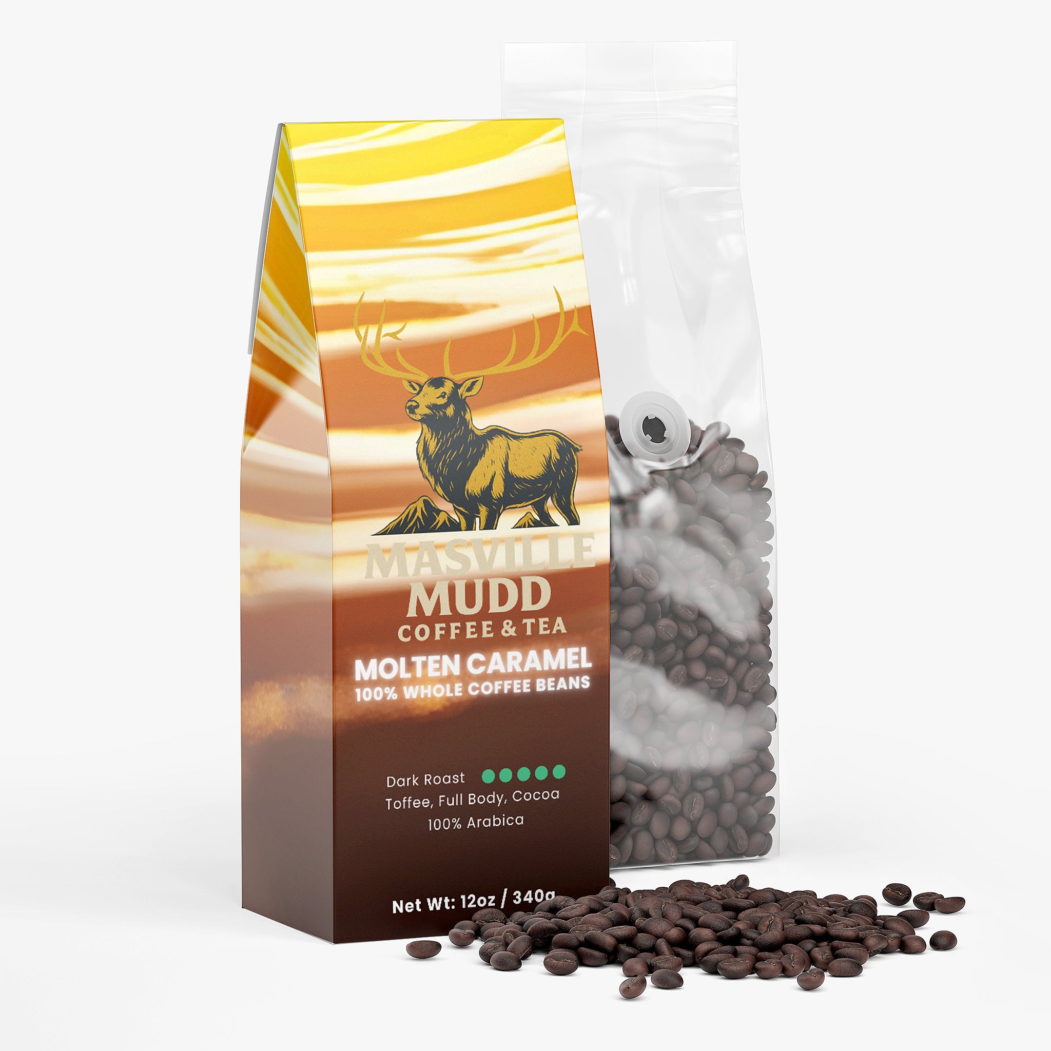 MASviille Mudd Molten Caramel Coffee (Dark Roast)