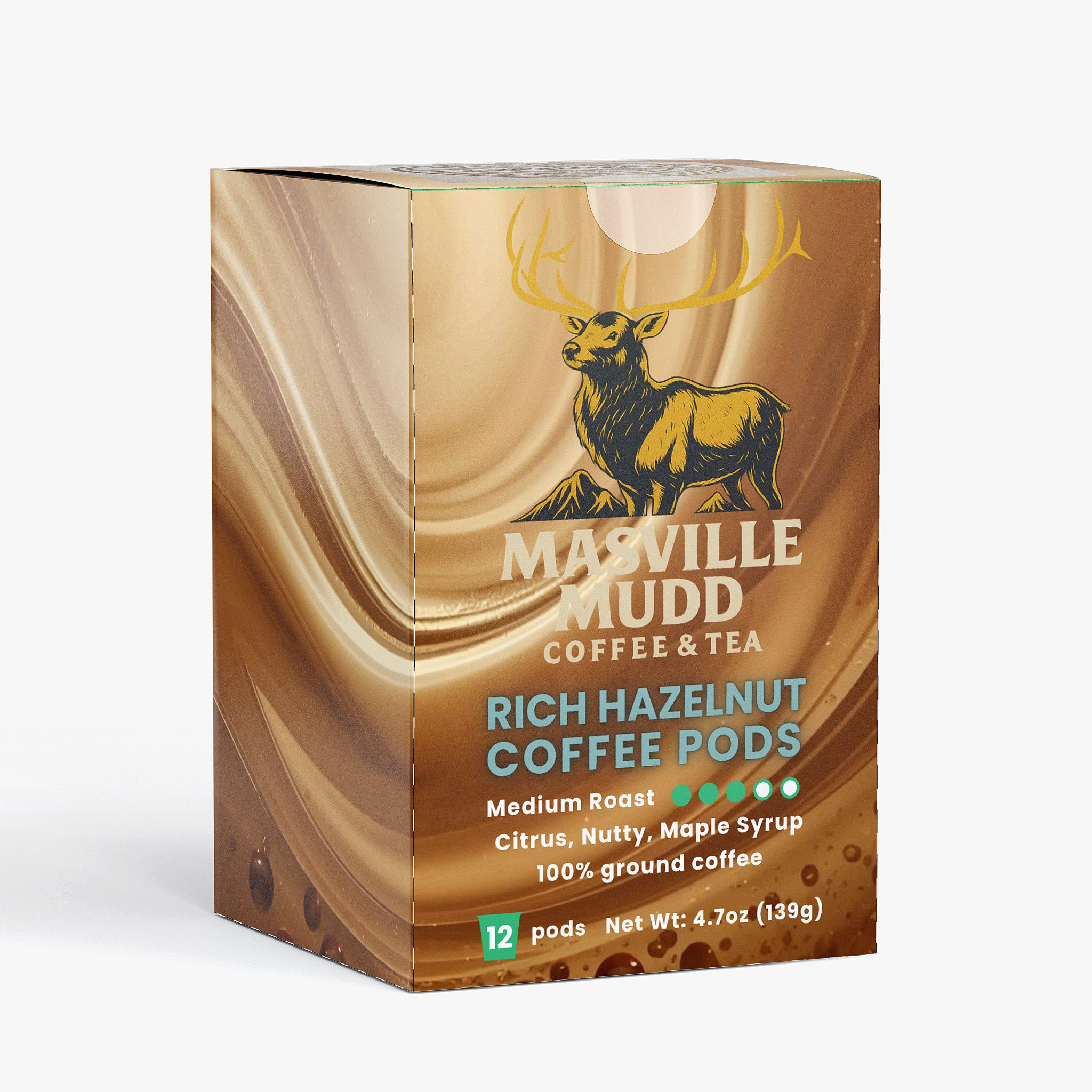 MASville Mudd RICH HAZELNUT Coffee Pods