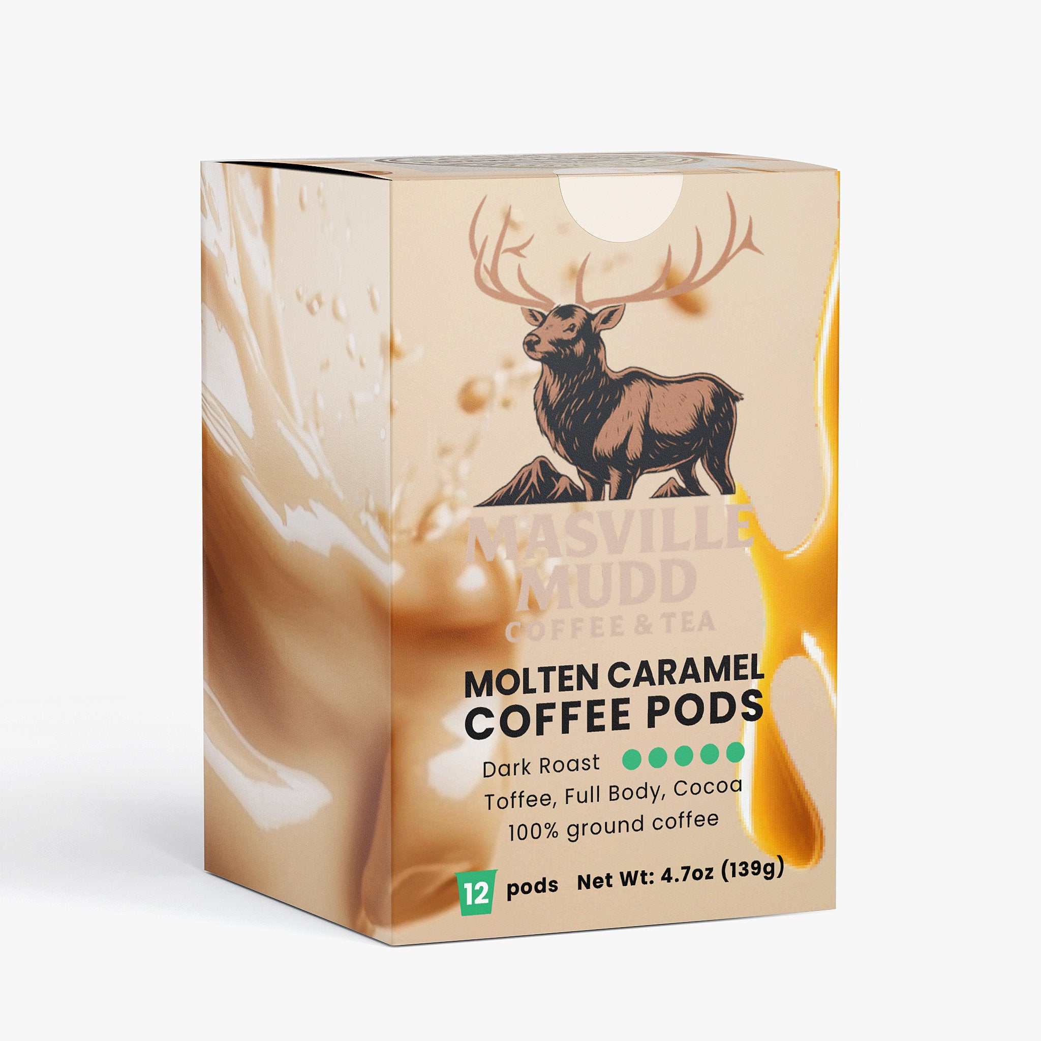 MASville Mudd MOLTEN CARAMEL Coffee Pods