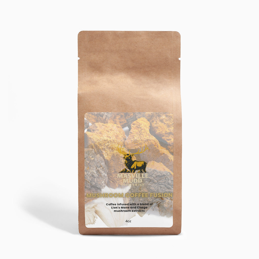 MASville Mudd MUSHROOM COFFEE FUSION- Lion’s Mane & Chaga (4oz)