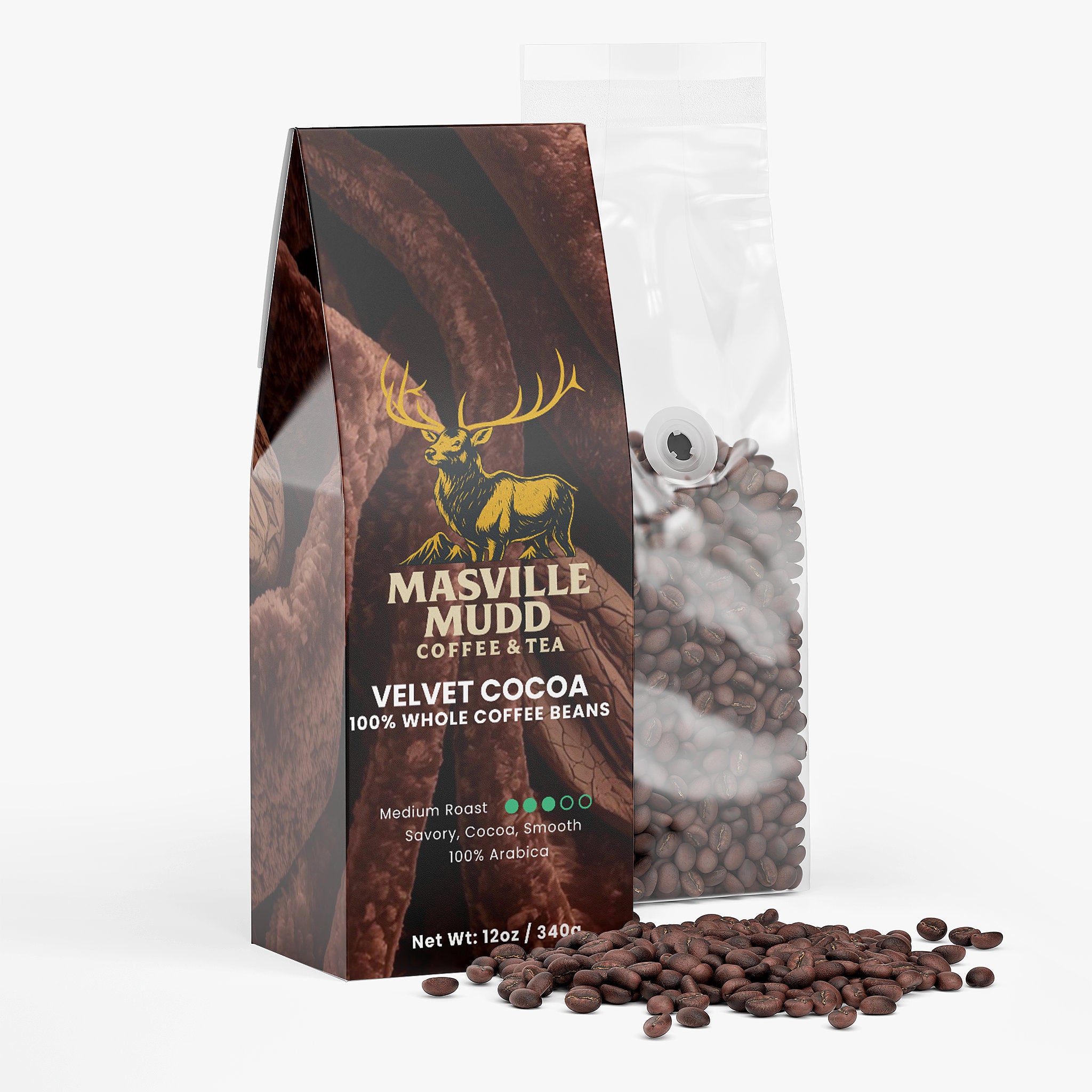 MASville Mudd Velvet Cocoa Coffee (Medium Roast)