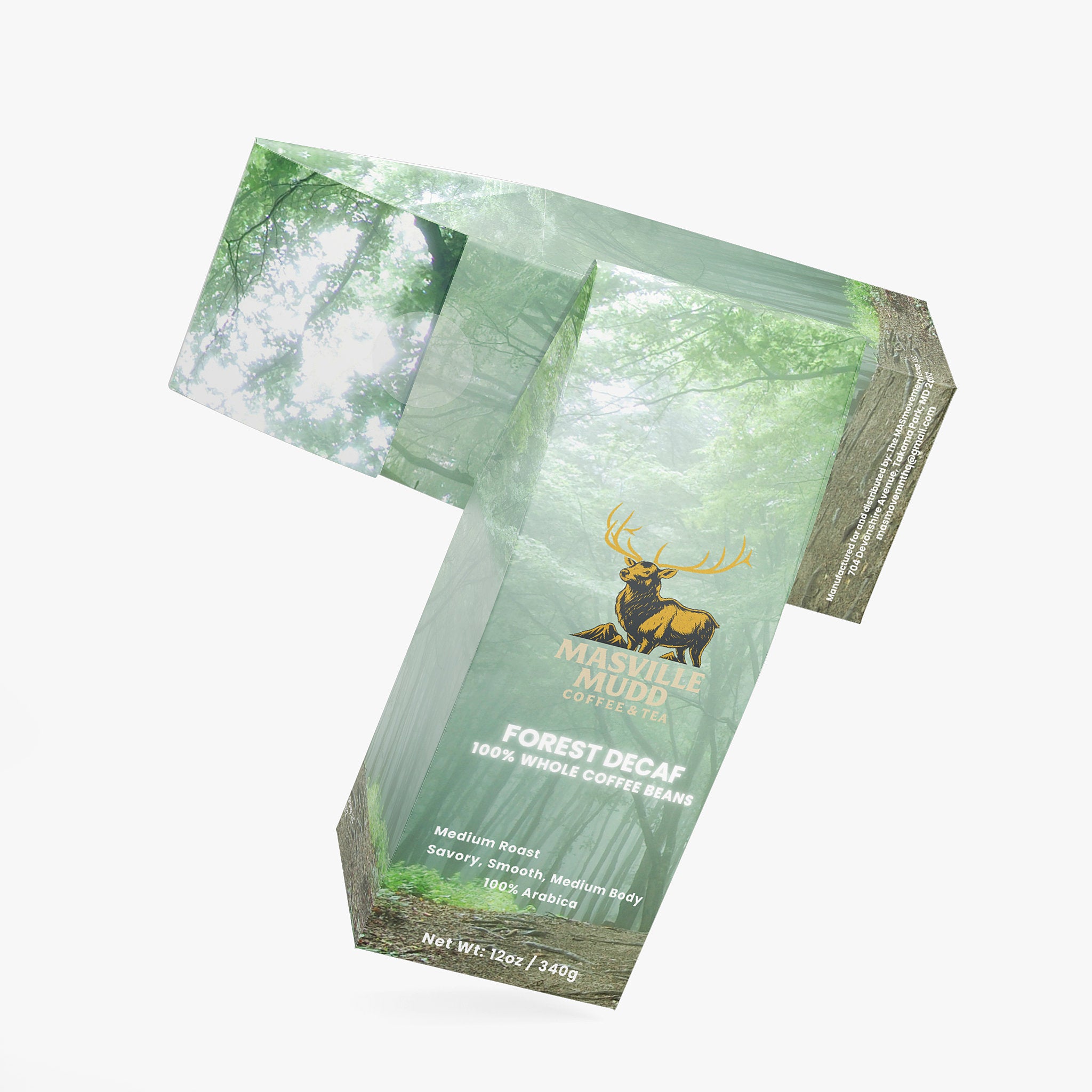 MASville Mudd Forest Decaf Coffee (Medium Roast)