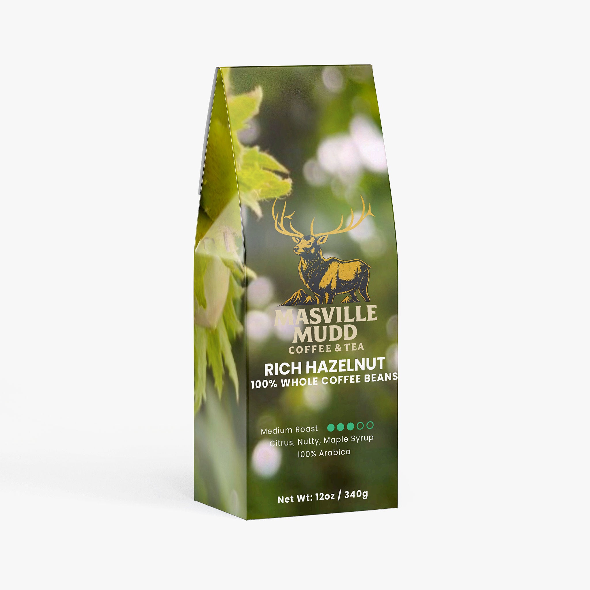 MASville Mudd Rich Hazelnut Coffee (Medium Roast)