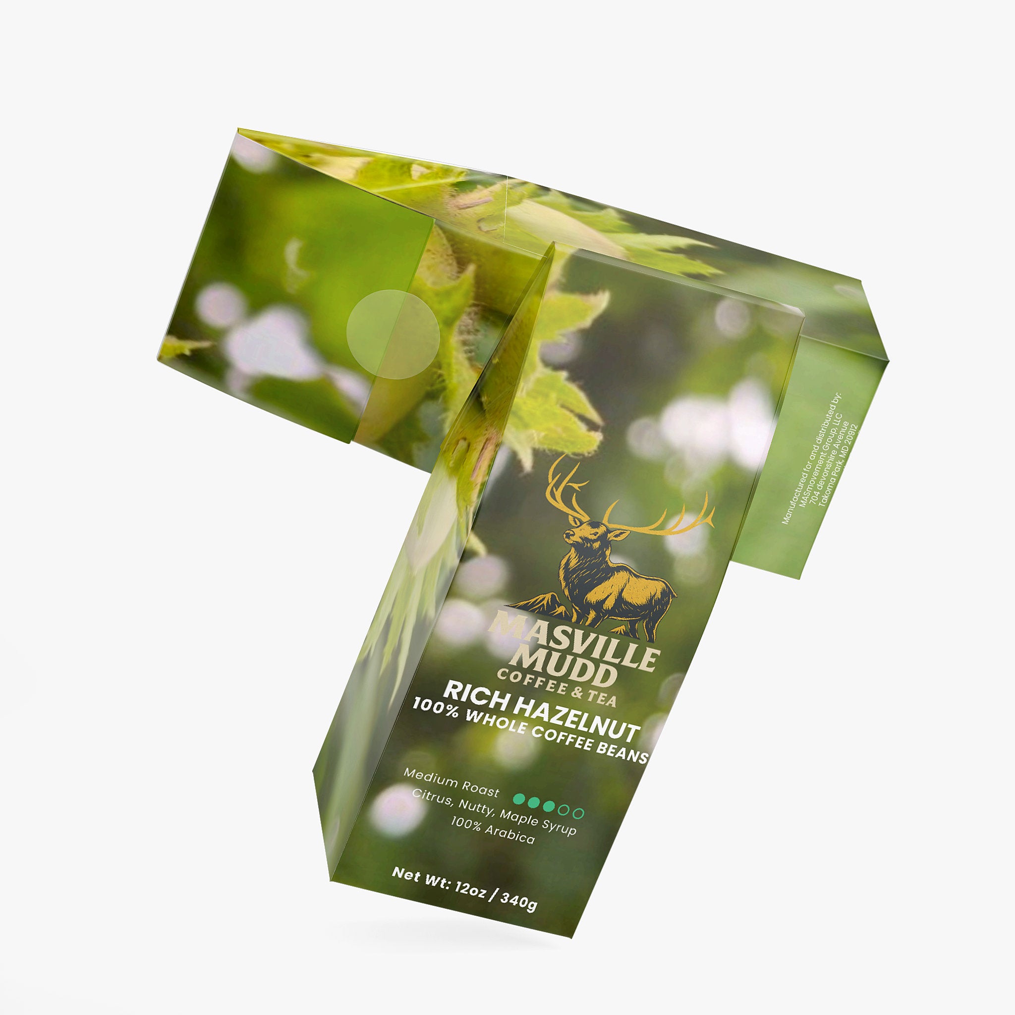 MASville Mudd Rich Hazelnut Coffee (Medium Roast)