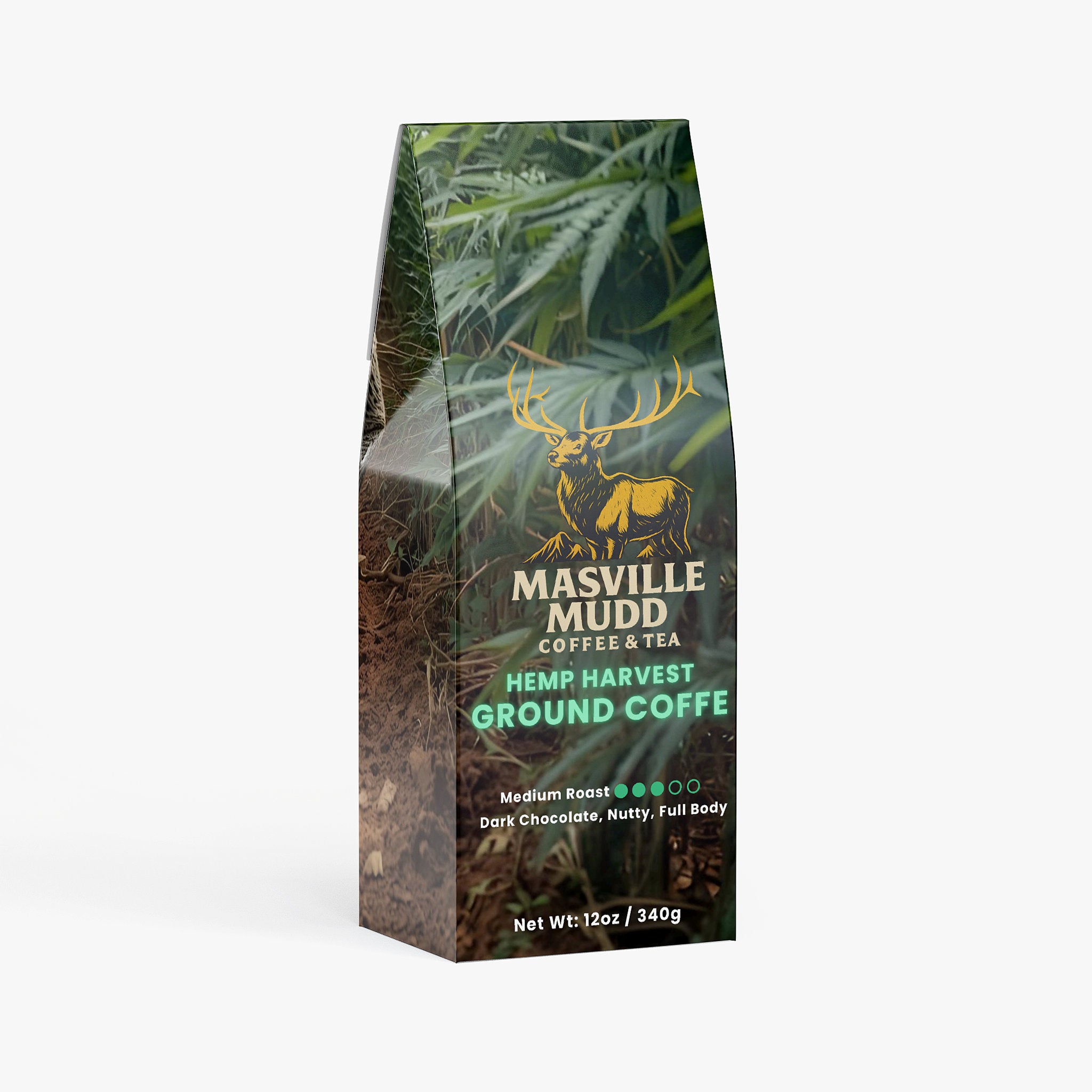 MASville Mudd Hemp Harvest Coffee (Medium Roast)