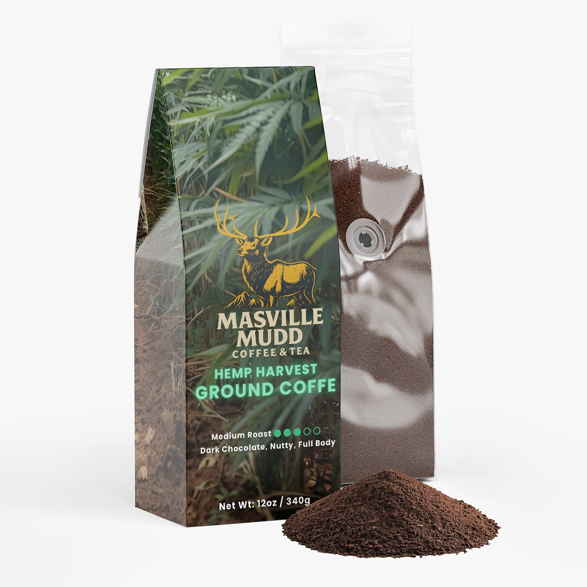MASville Mudd Hemp Harvest Coffee (Medium Roast)