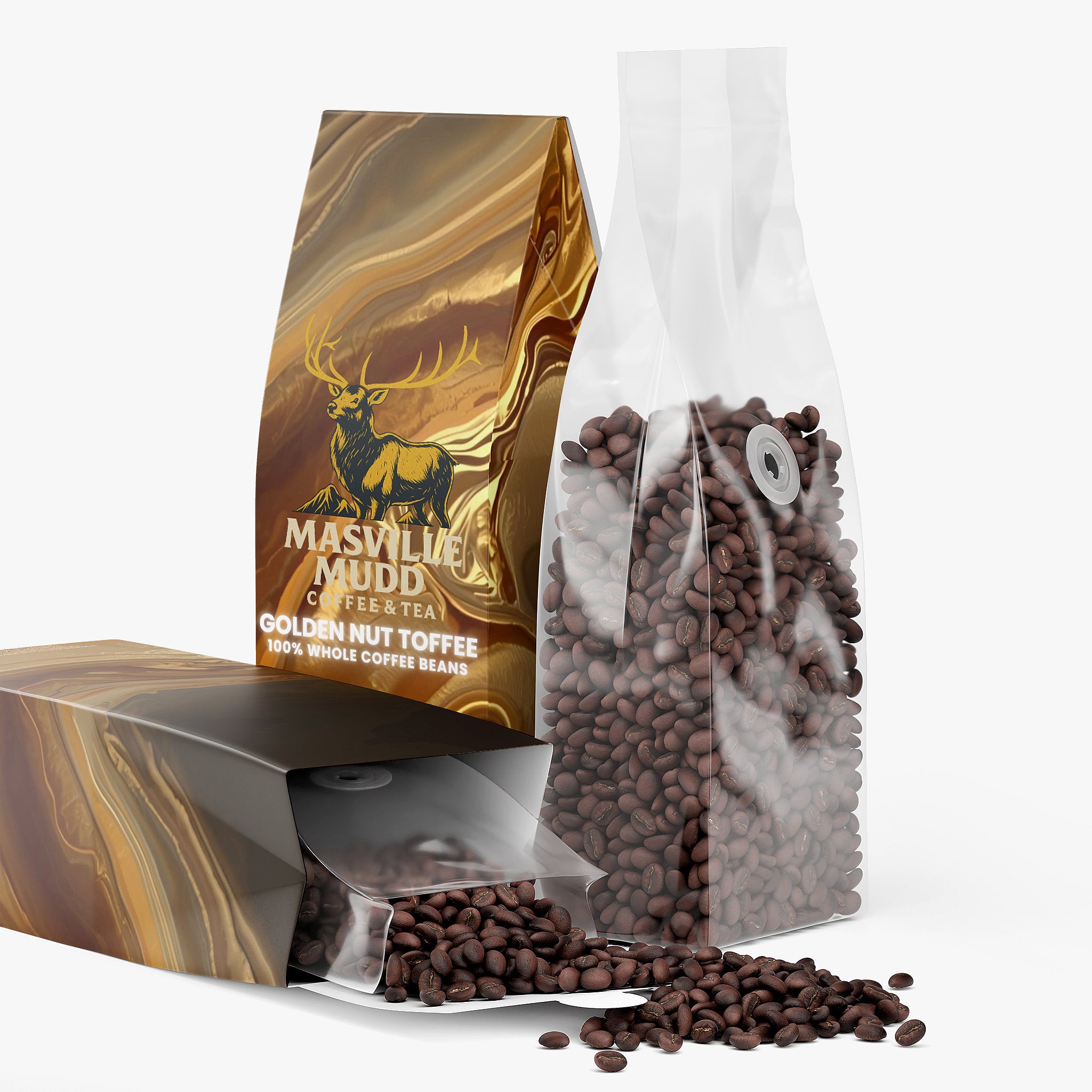 MASville Mudd Golden Nut Toffee Coffee (Medium Roast)