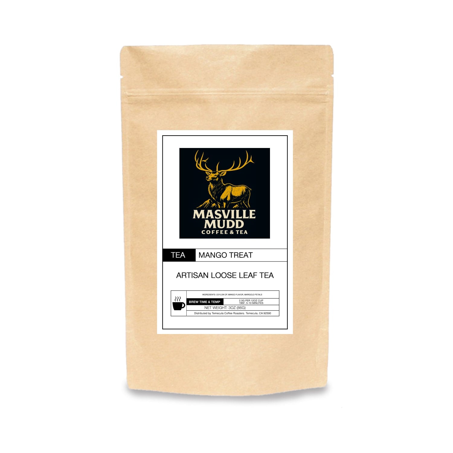MelloDee Tea by MASville Mudd MANGO TREAT